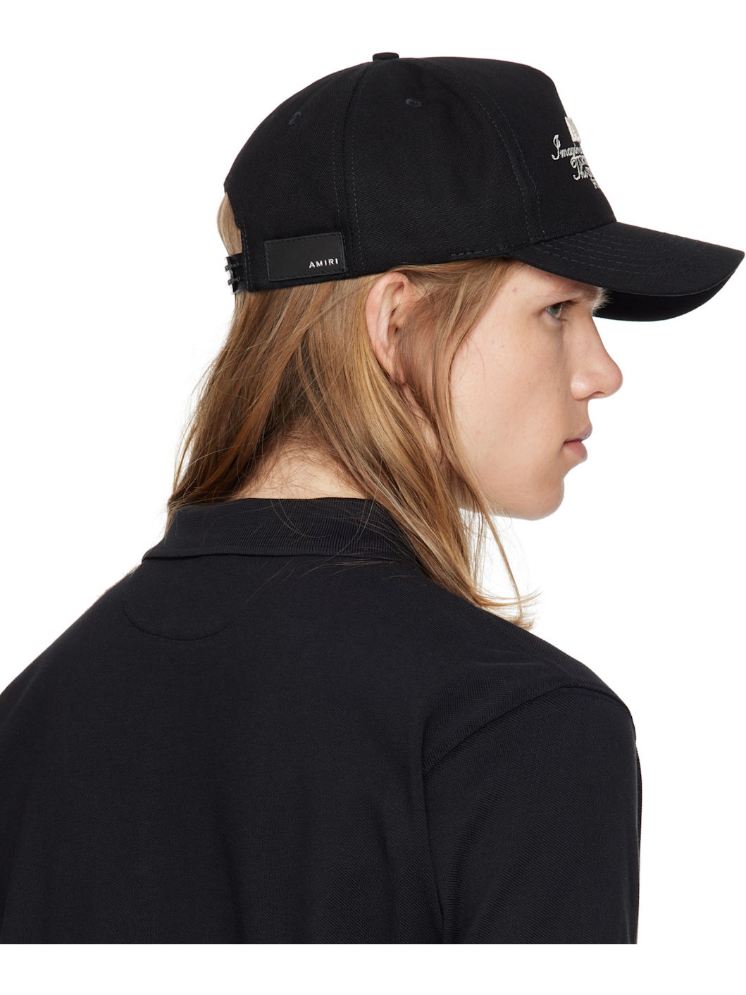 Black 'AMIRI Spirit' Cap - 3