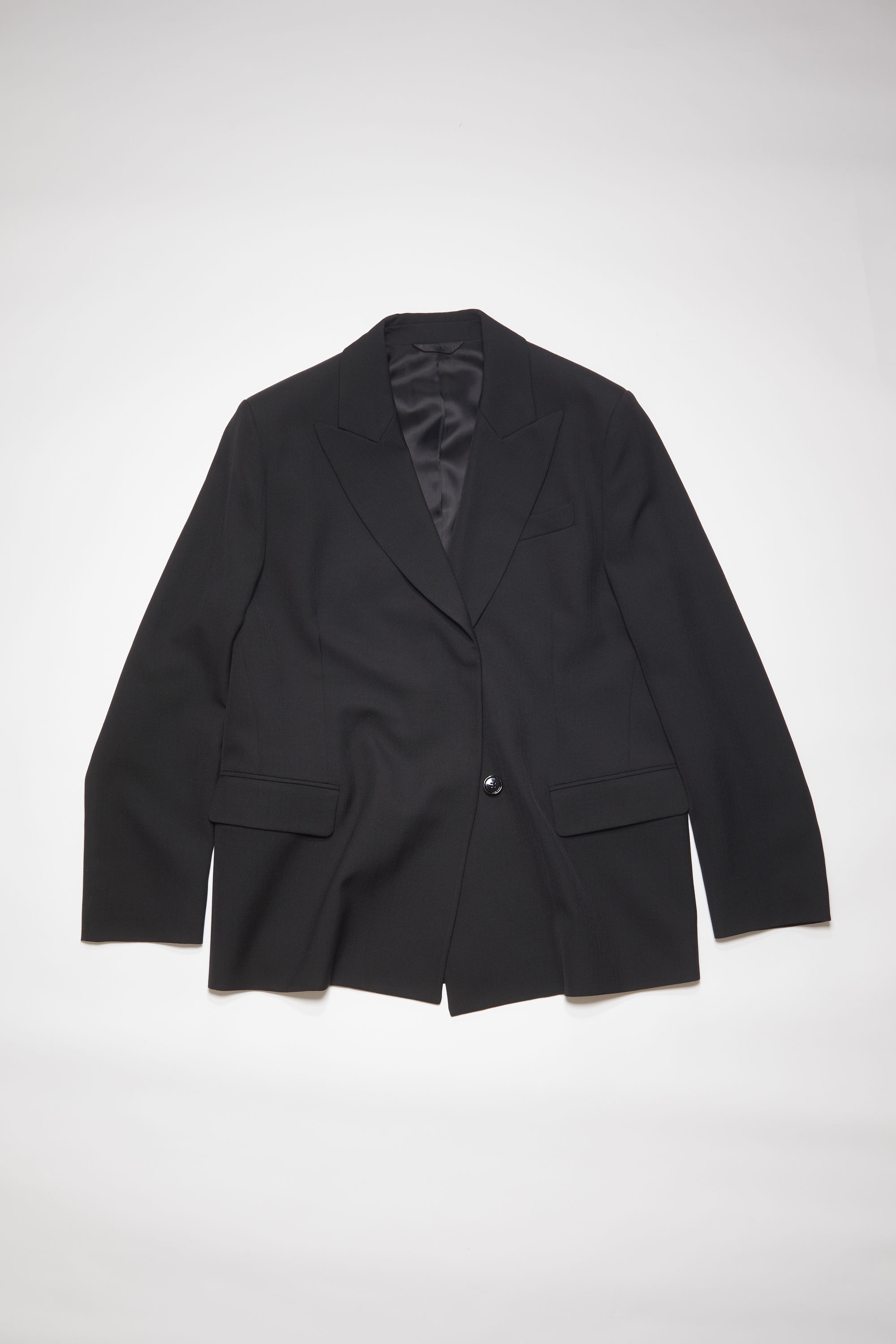Relaxed fit suit jacket - Black - 1