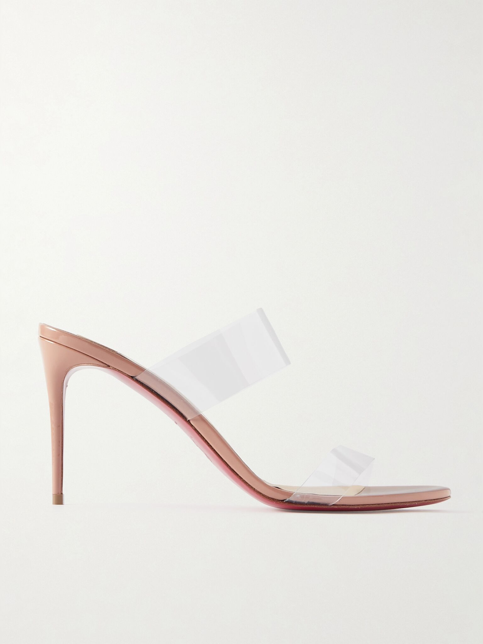 Just Nothing 85 PVC and patent-leather mules Neutral - 1