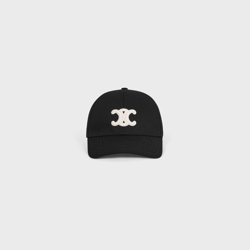 CELINE triomphe baseball cap in cotton outlook