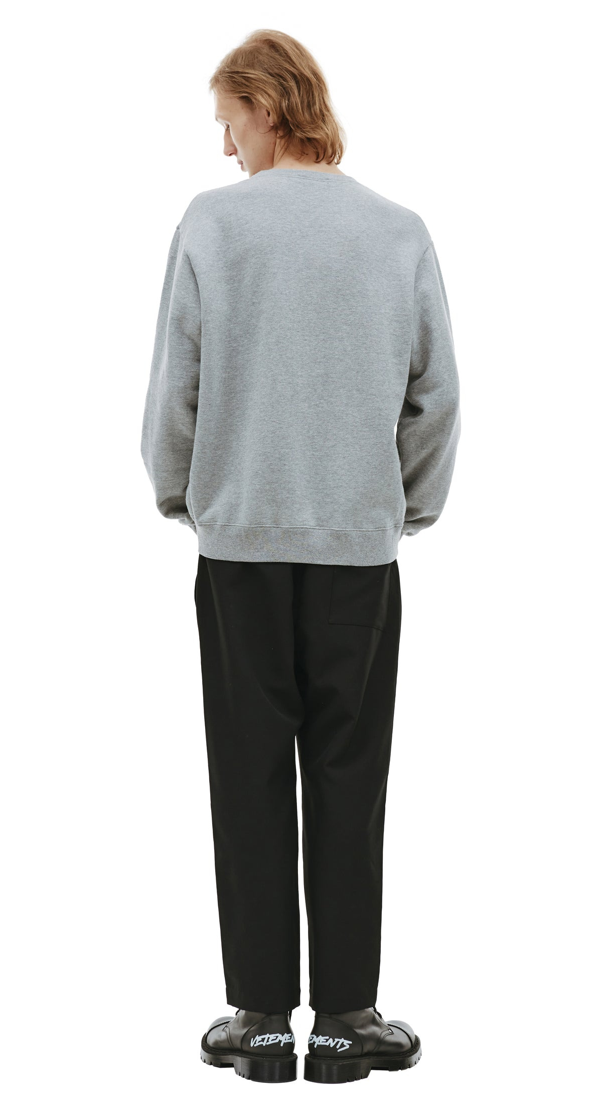 PEACE SIGN SWEATSHIRT IN GREY - 2