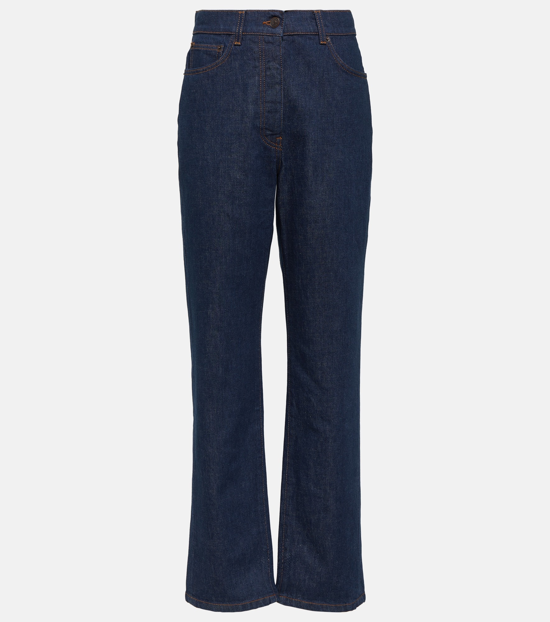 Borjis high-rise straight jeans - 1