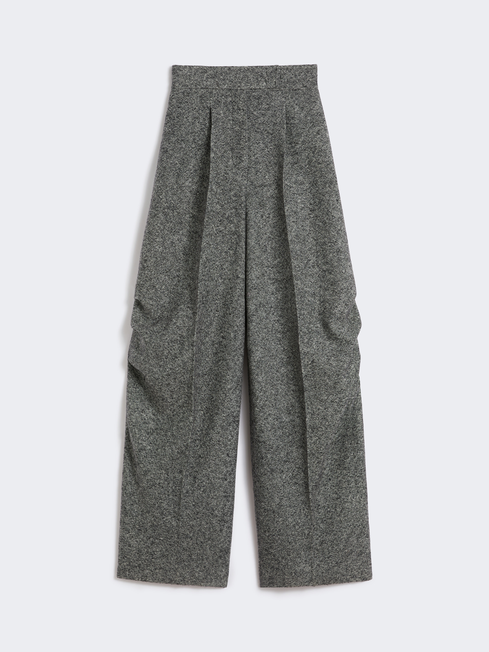 SIMONE Wool and silk tweed trousers - 1