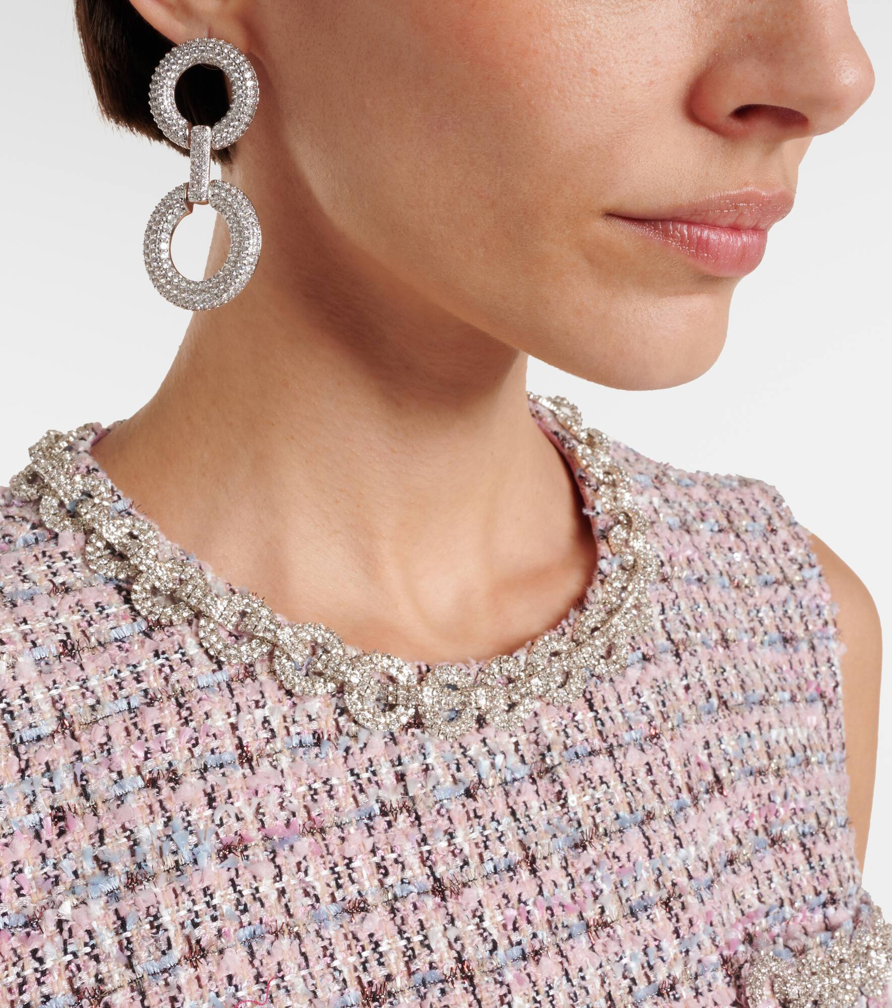 Crystal-embellished earrings - 3