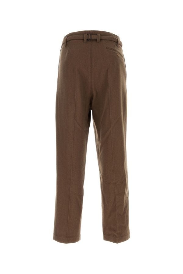 Lemaire Man Brown Wool Blend Pant - 2