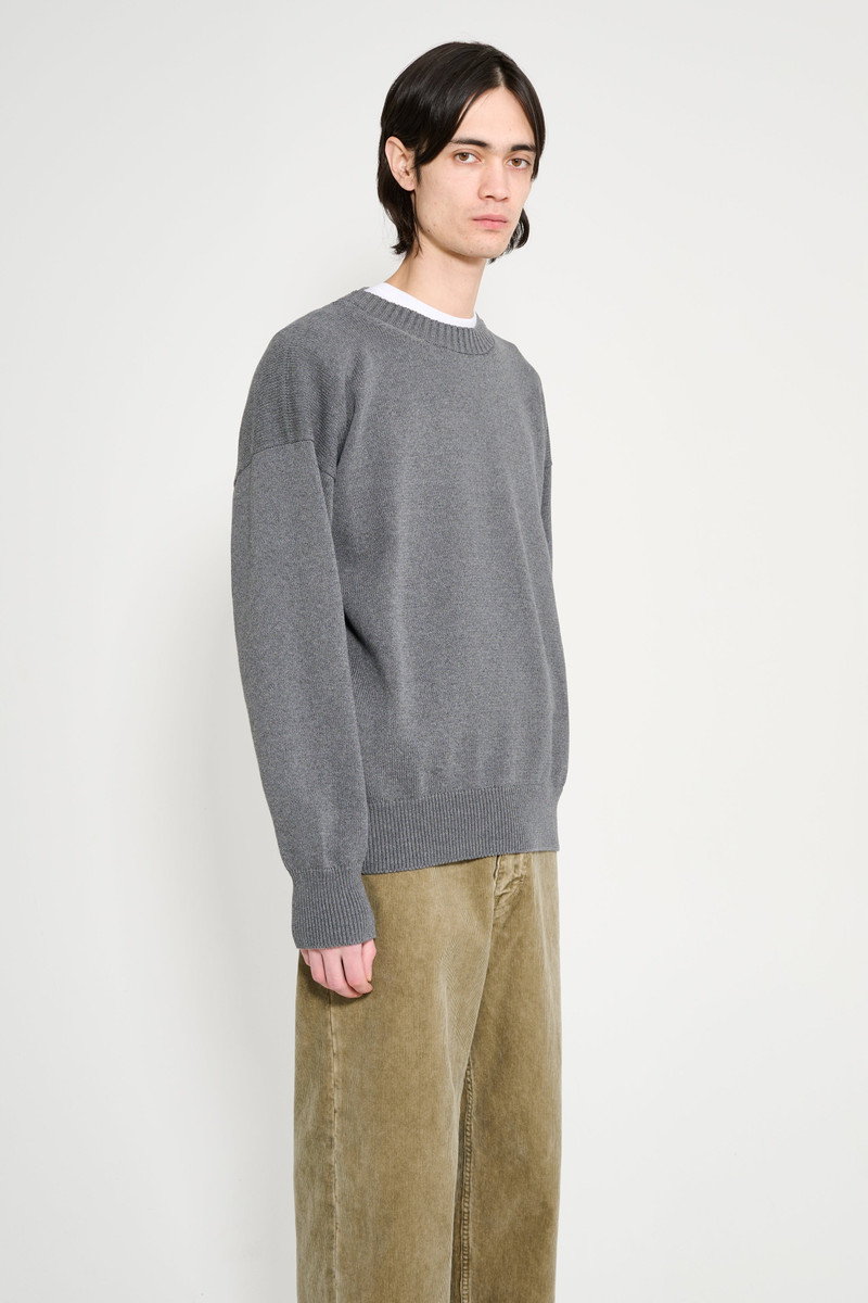 MARGARET HOWELL MARGARET HOWELL MHL CROSS OVER CREW DRY COTTON CHARCOAL outlook