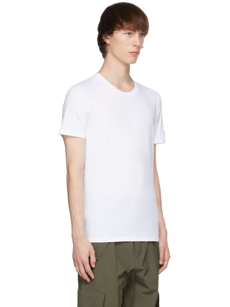 Balmain White Crewneck T-Shirt outlook