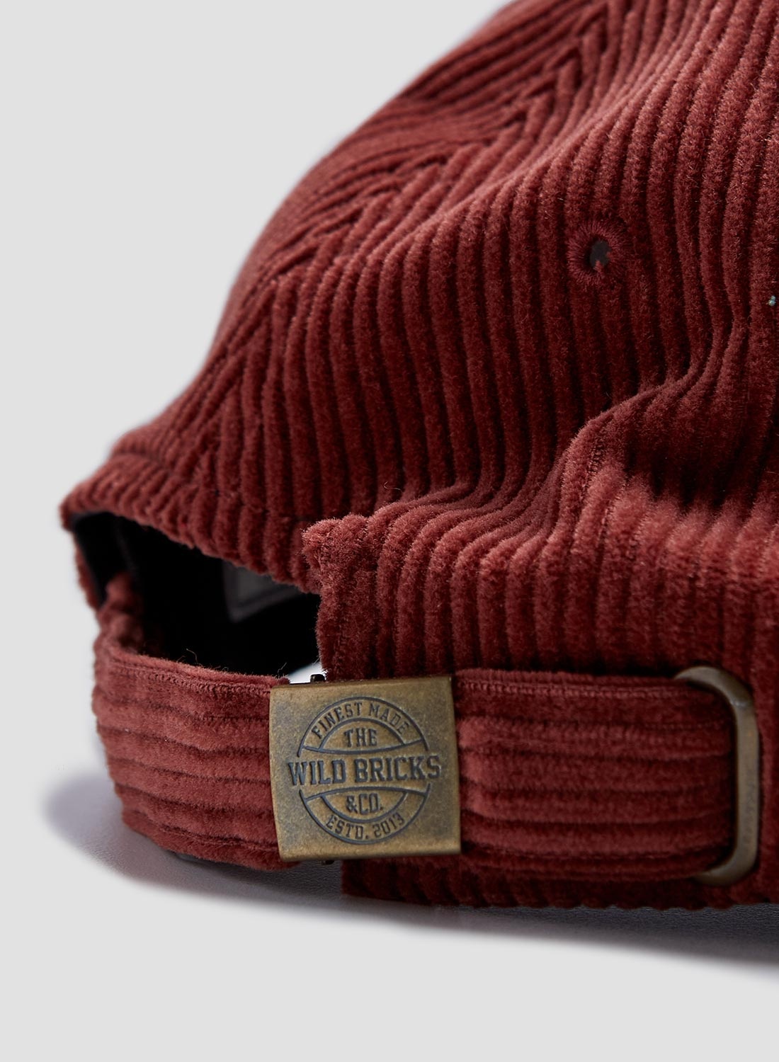 Wild Bricks Corduroy Kennel Club Cap Brick Red - 3