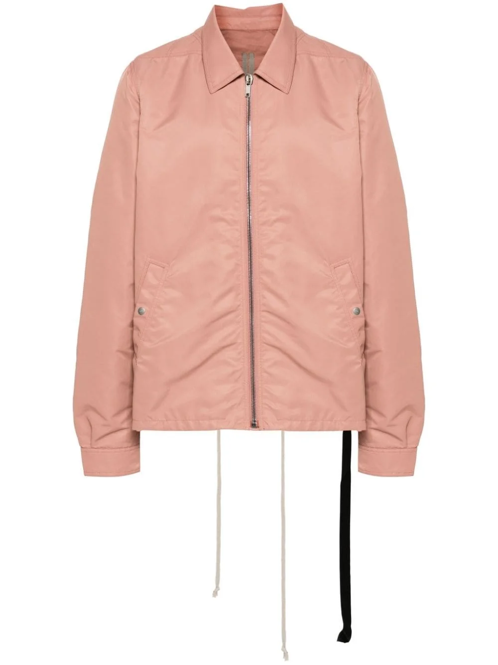 zip-up shirt jacket - 1