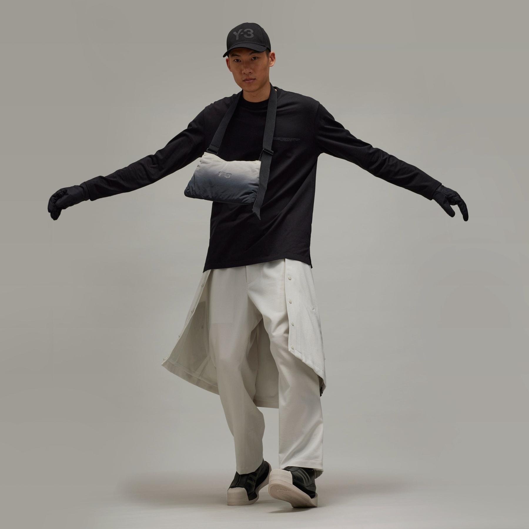 Y-3 Logo Long Sleeve Tee - 6