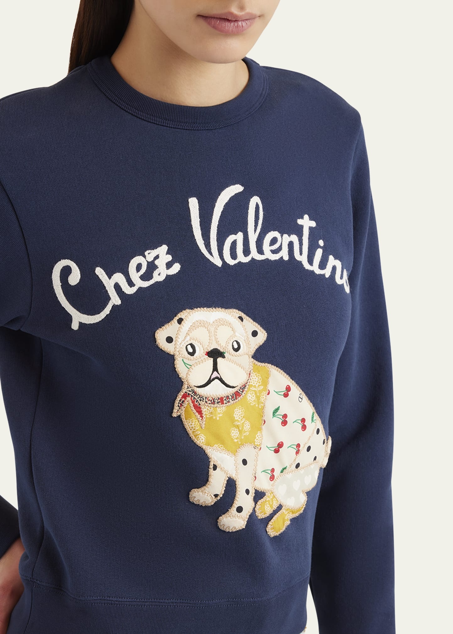 Embroidered Cotton Jersey Sweatshirt - 5