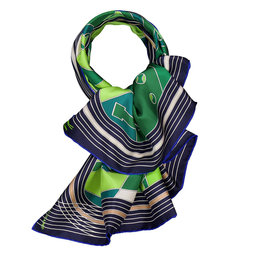 Longchamp League Sqaure Silk Scarf - 6