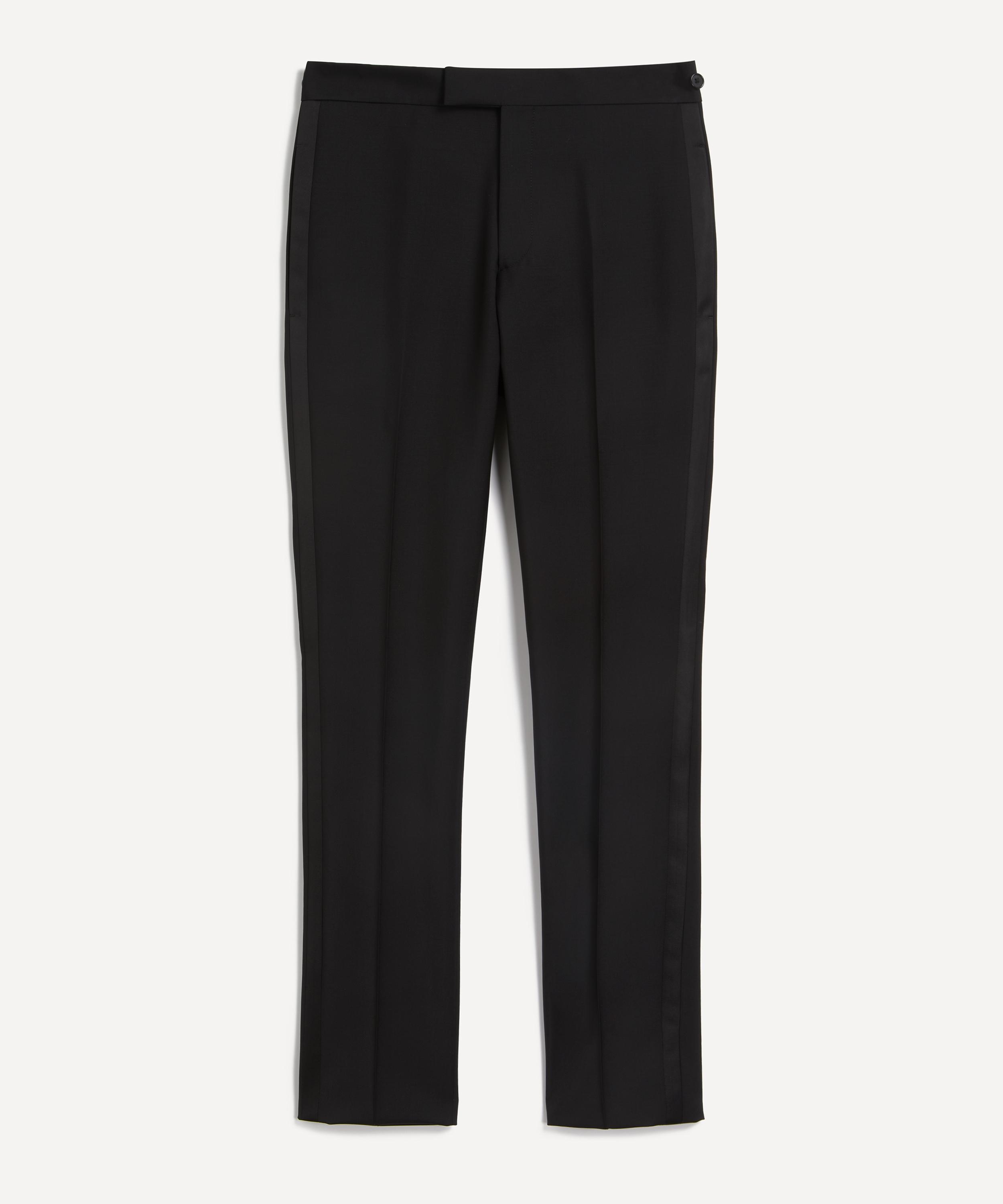 Slim-Fit Wool-Mohair Evening Trousers - 1