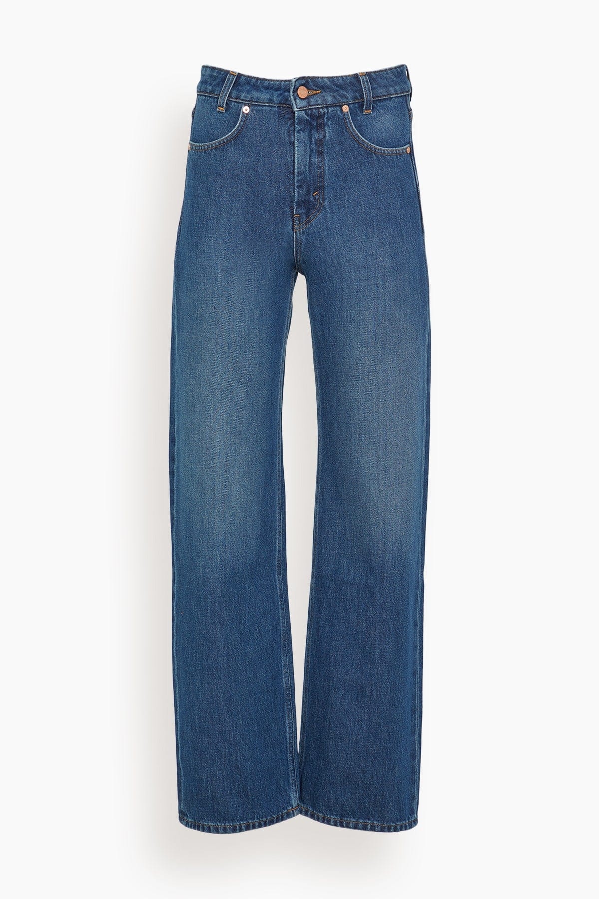 Ease Denim Jeans in Mid Blue - 1