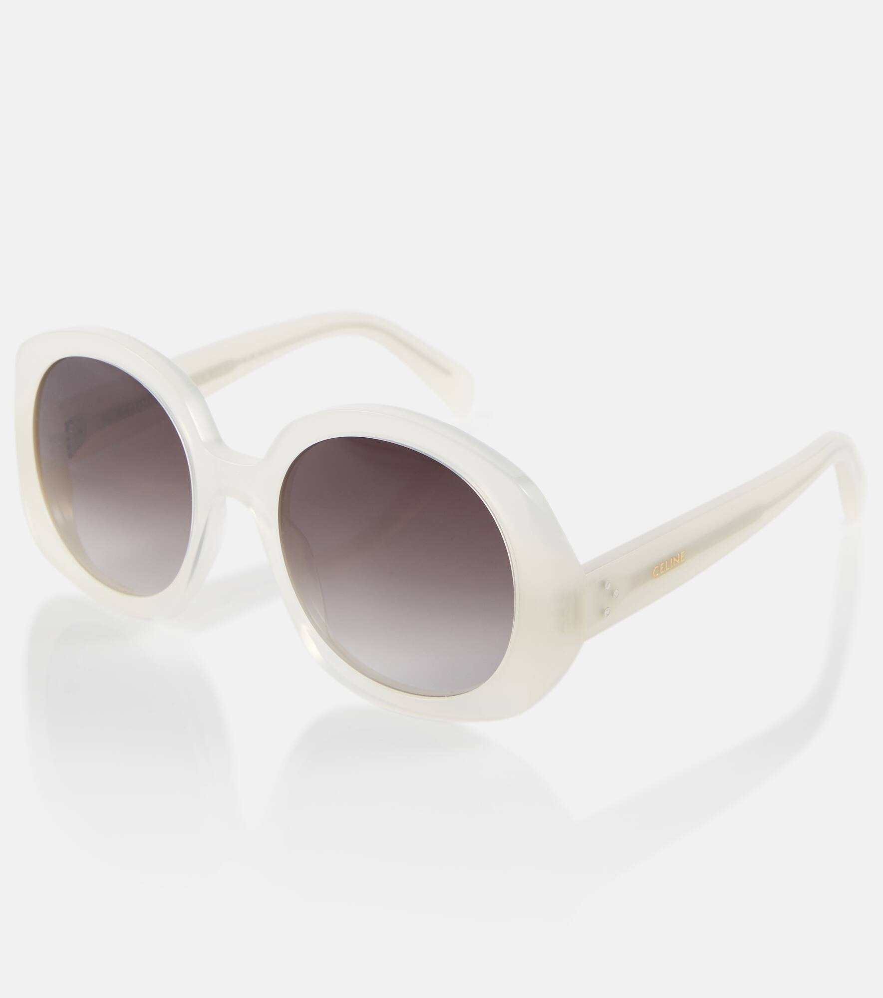 Bold round sunglasses - 4