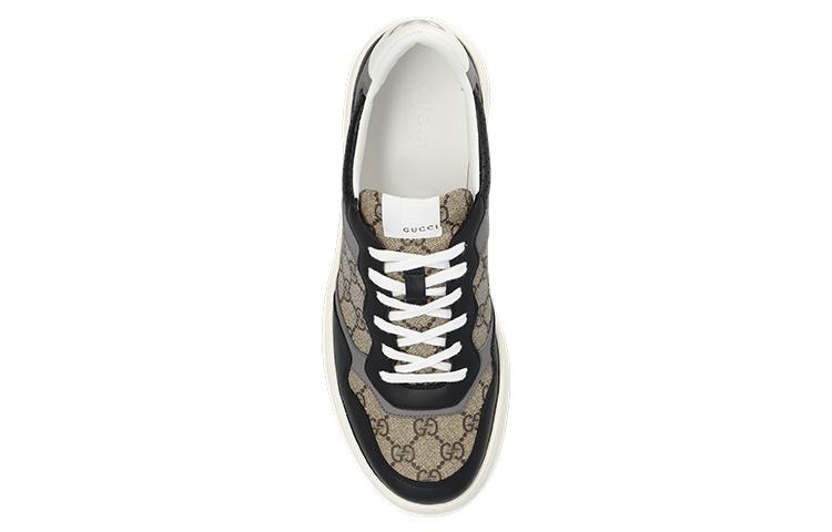 Gucci Monogram Street Style Logo Sneakers 'Beige Black' 669582-UPGA0-1080 - 4