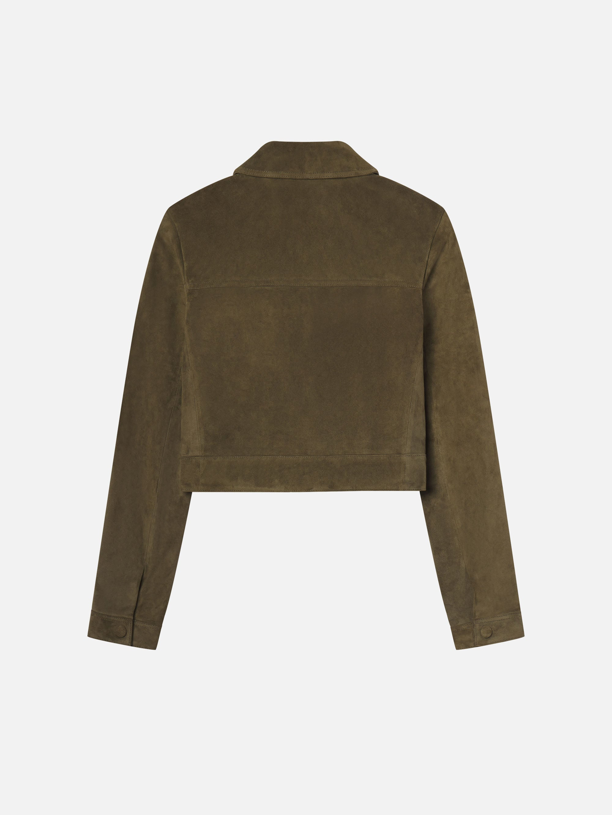 The Small Suede Jacket in Cypress - 4