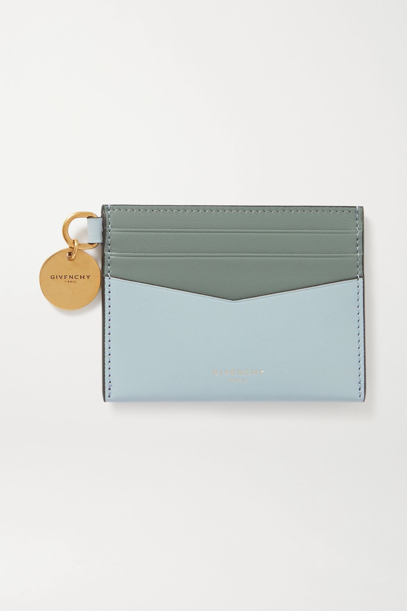 Two-tone leather cardholder - 1