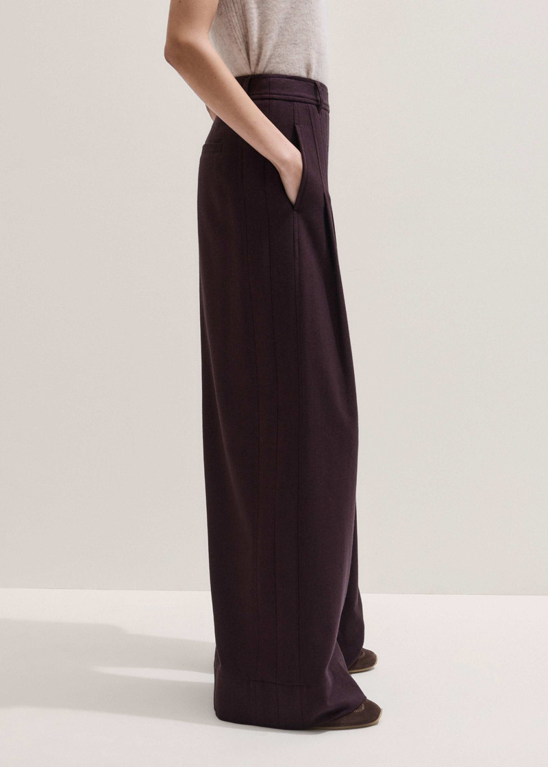 Pleat Wide Pant 5