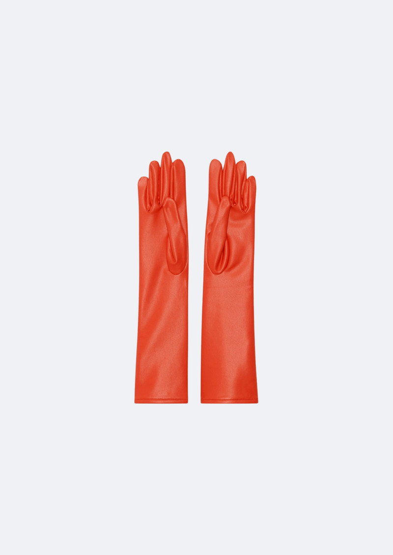 Faux Leather Gloves 1