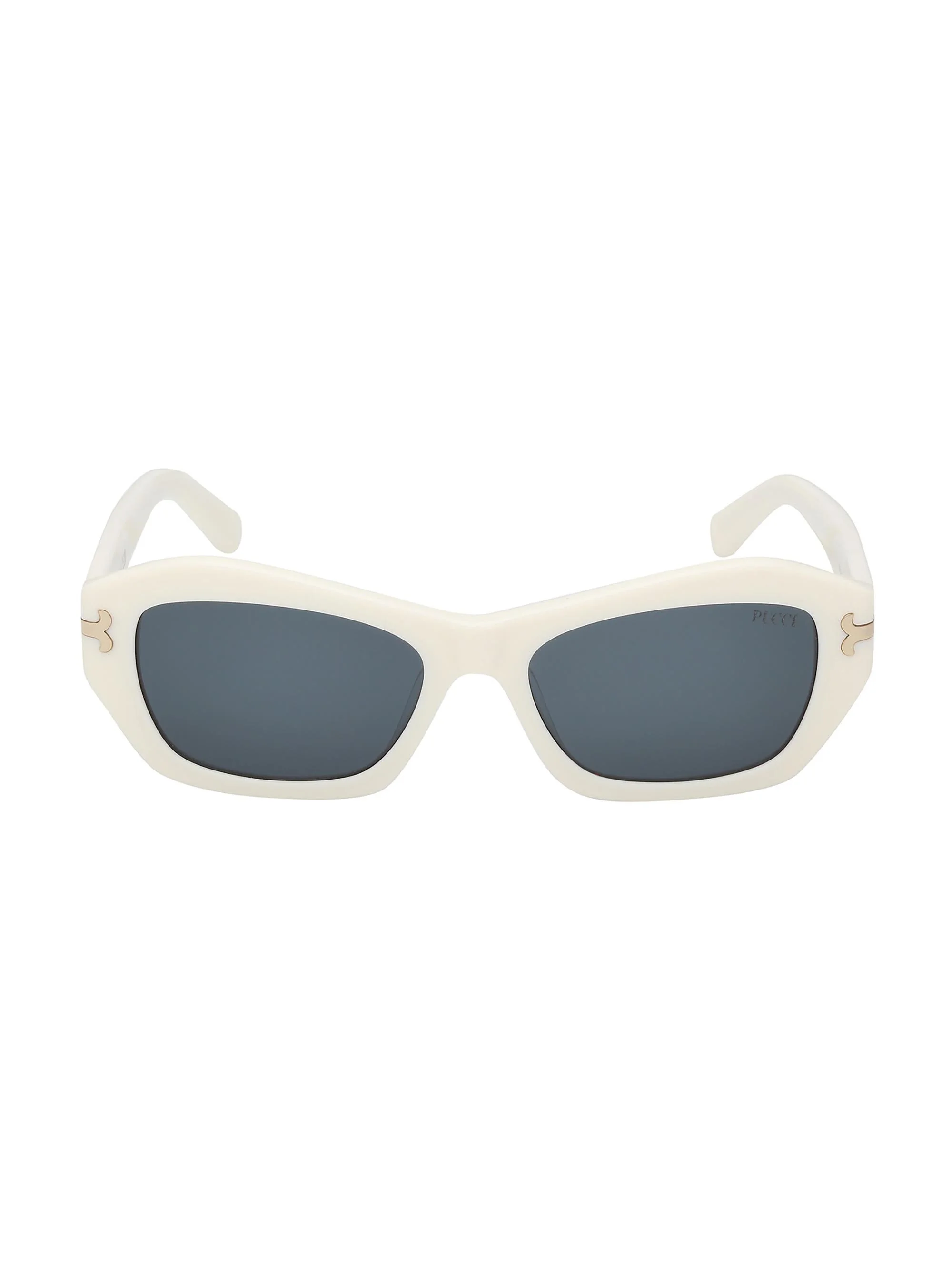 Women's 52MM Square Sunglasses - White Teal - 1