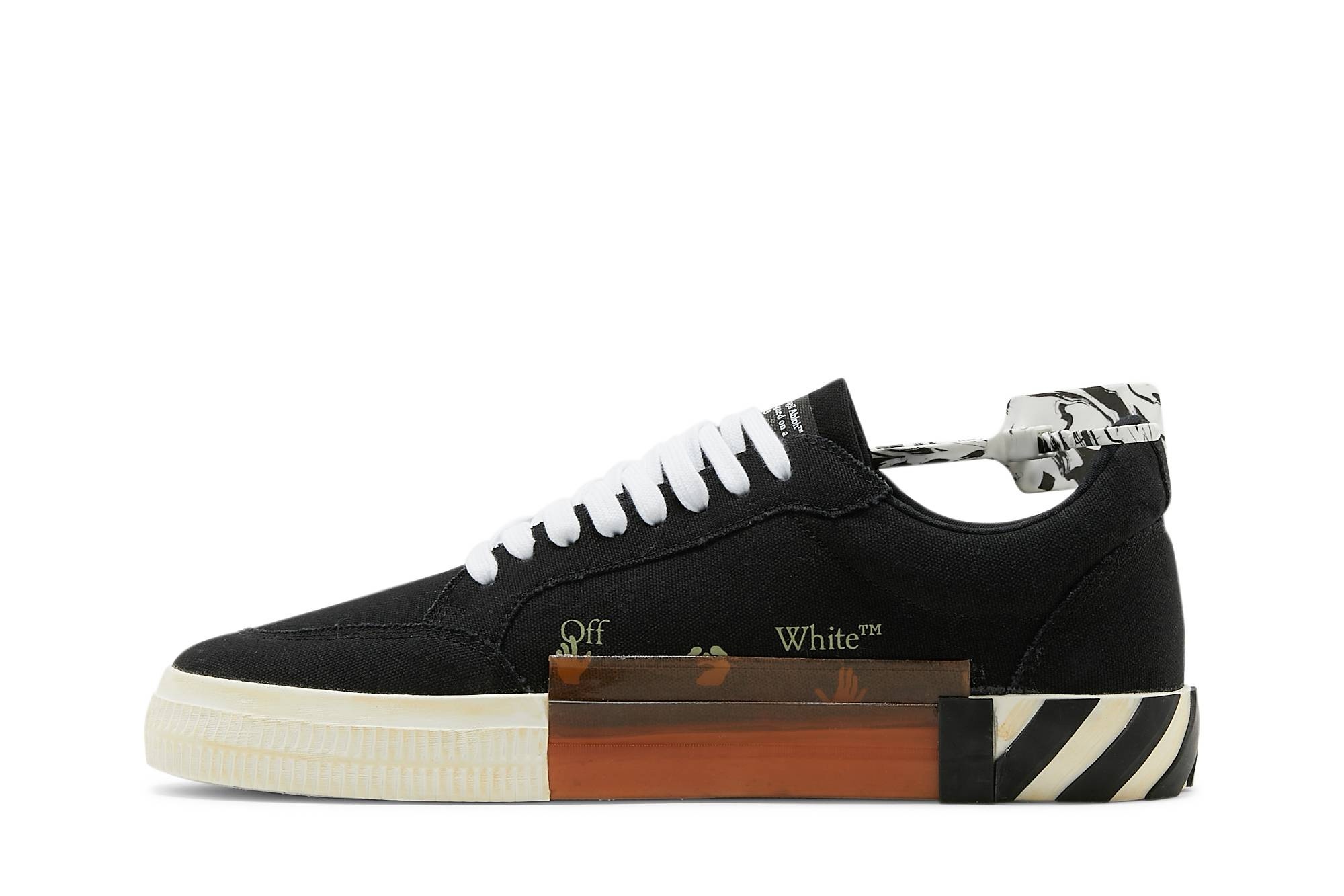Off-White Vulc Sneaker 'Black White' - 3