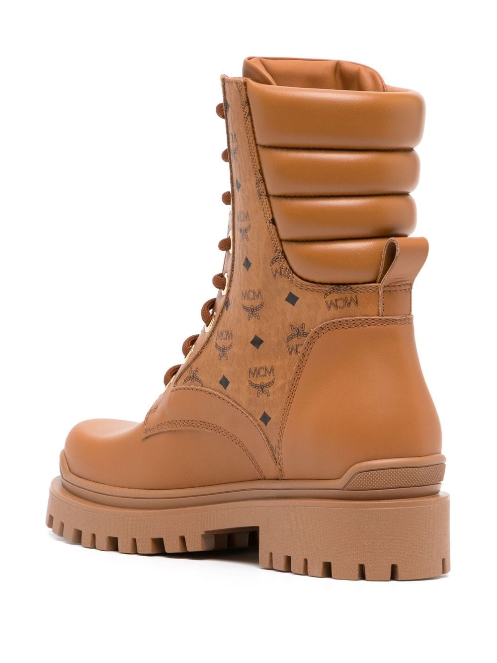 monogram ankle leather boots - 3