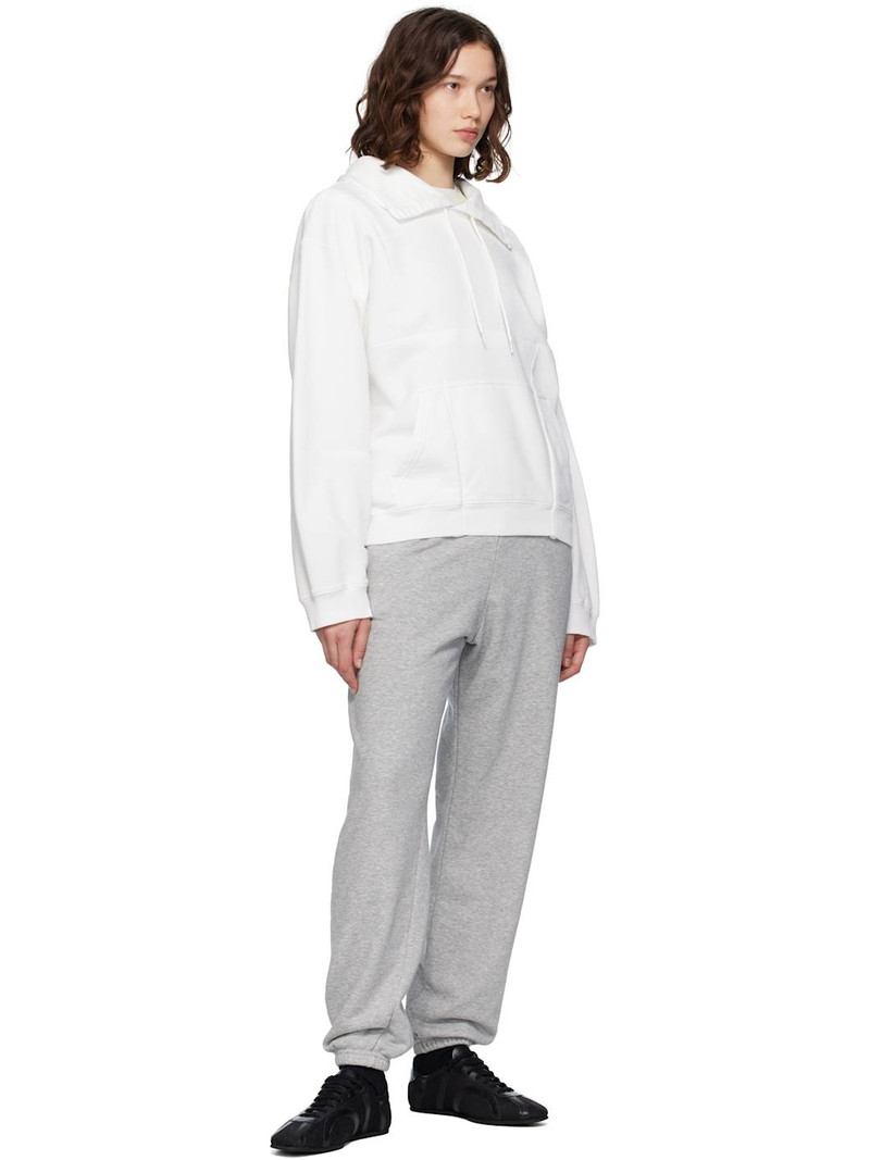 MM6 Maison Margiela Off-White Collared Sweatshirt outlook