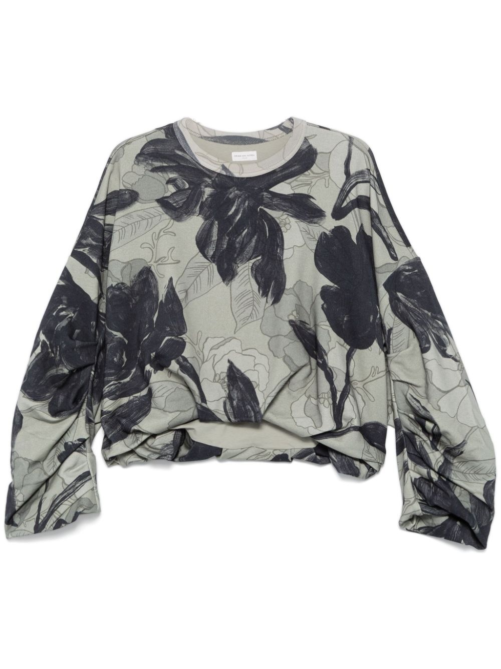 DRIES VAN NOTEN - Women Draped Sweatshirt - 5