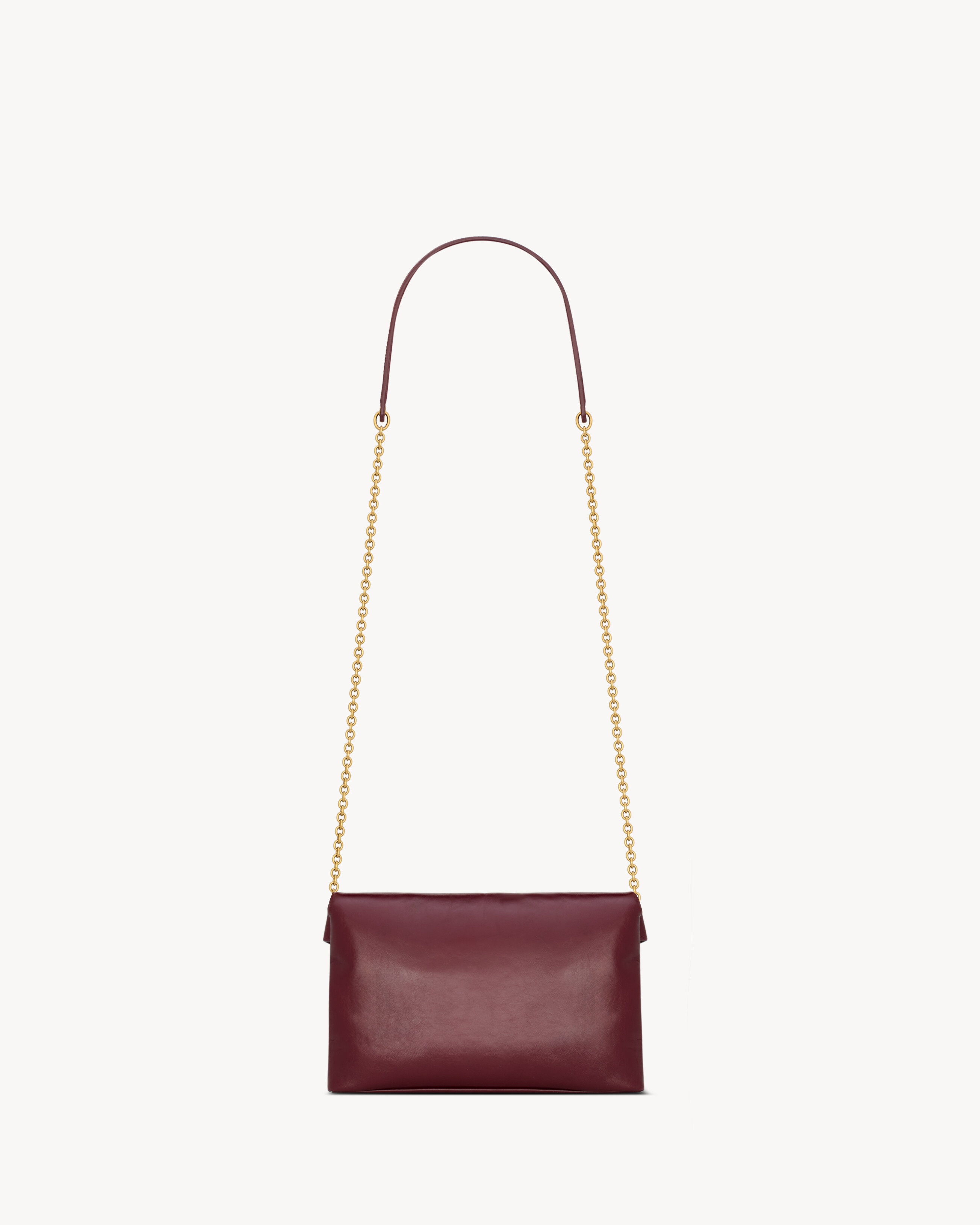 CASSANDRE CHAIN POUCH IN SHINY LEATHER - 2