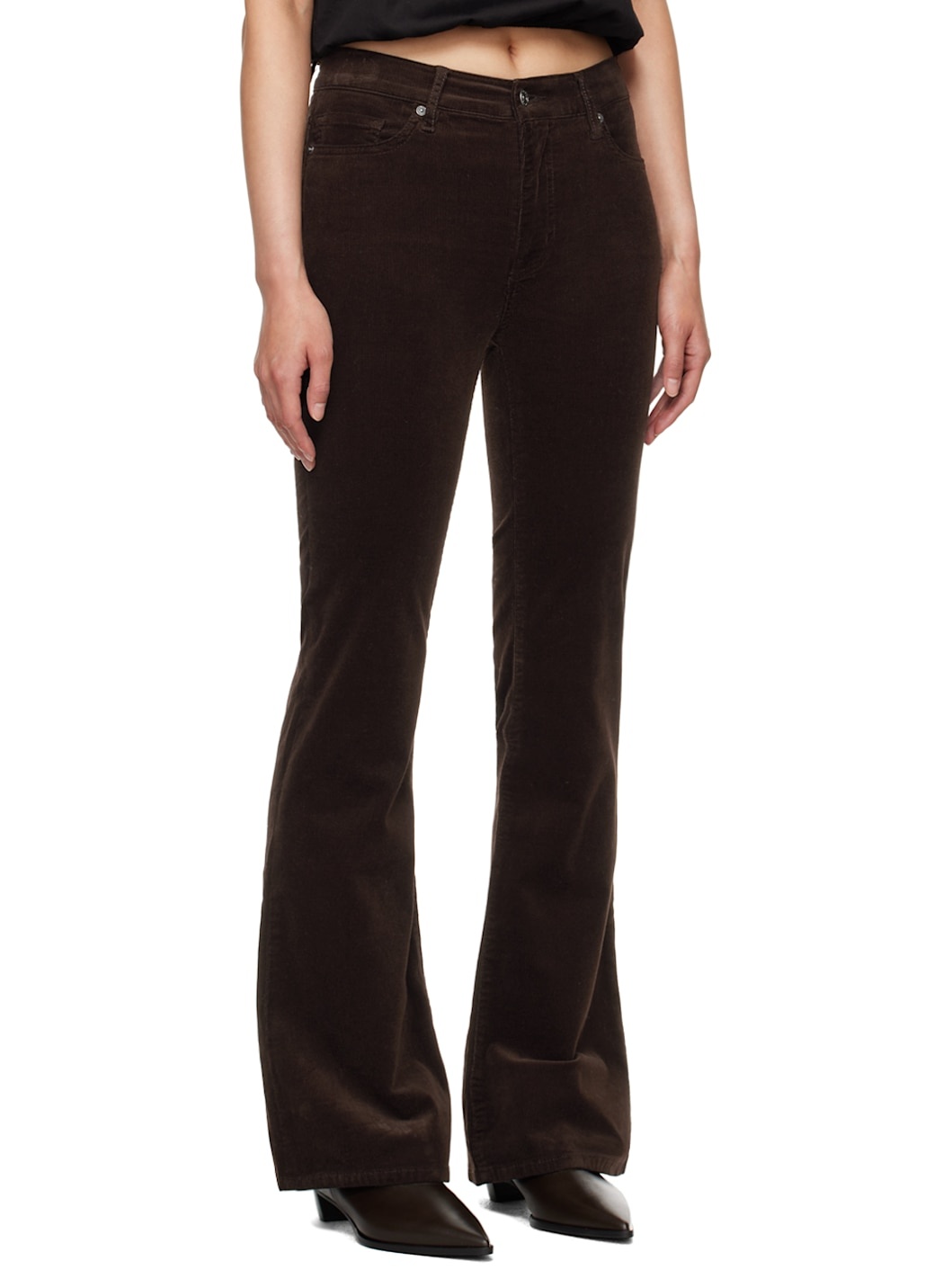 Brown 'Le Easy Flare' Jeans - 2