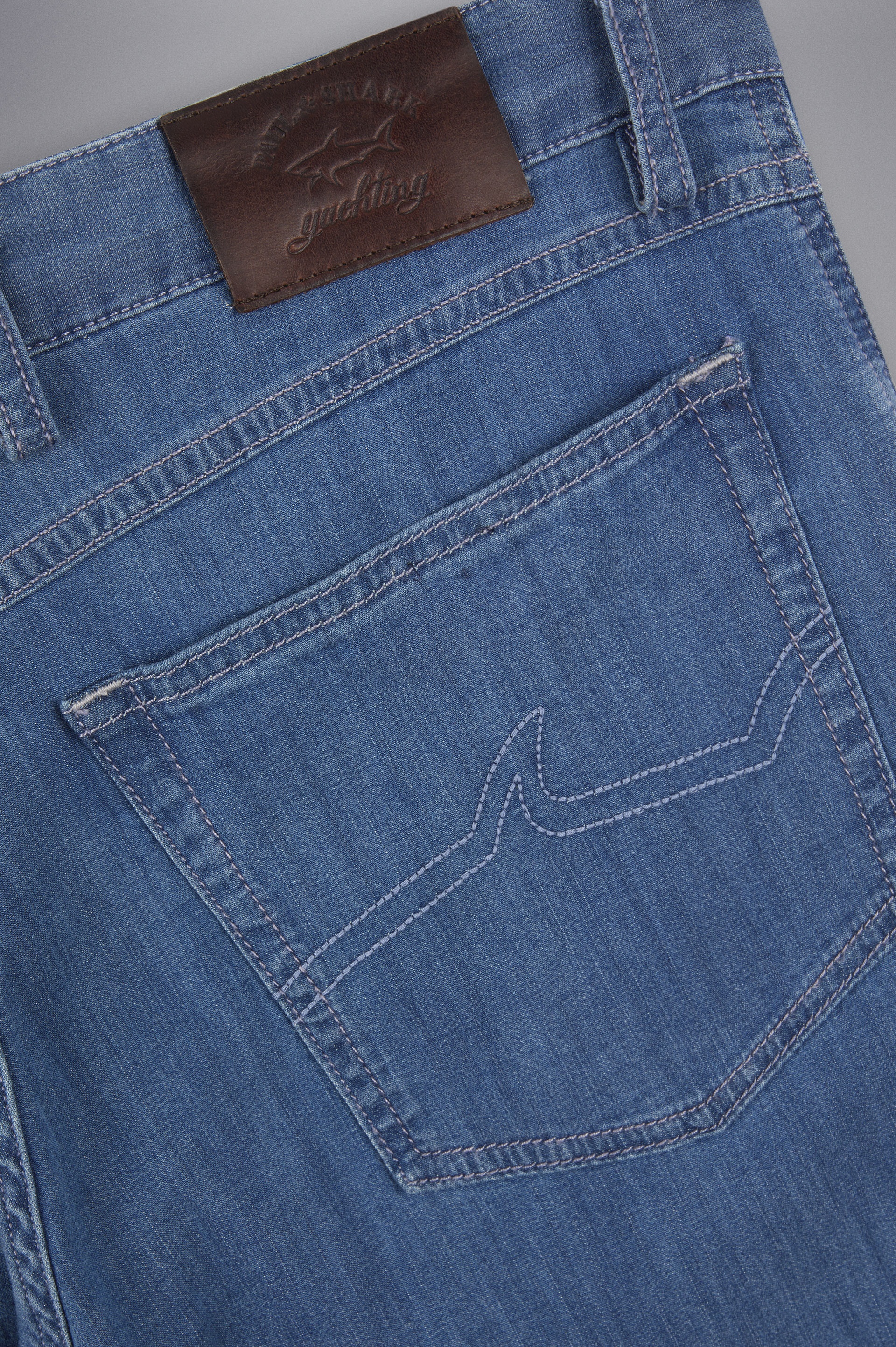 STRETCH COTTON JEANS - 5