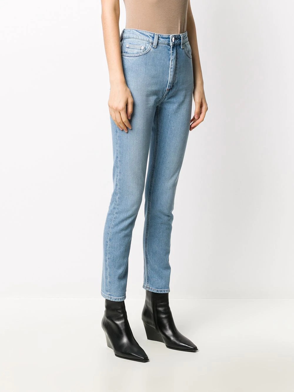 slim-fit high-rise jeans - 3