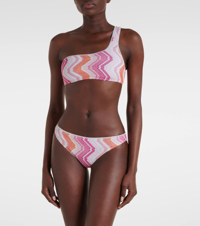 Missoni Printed one-shoulder bikini outlook
