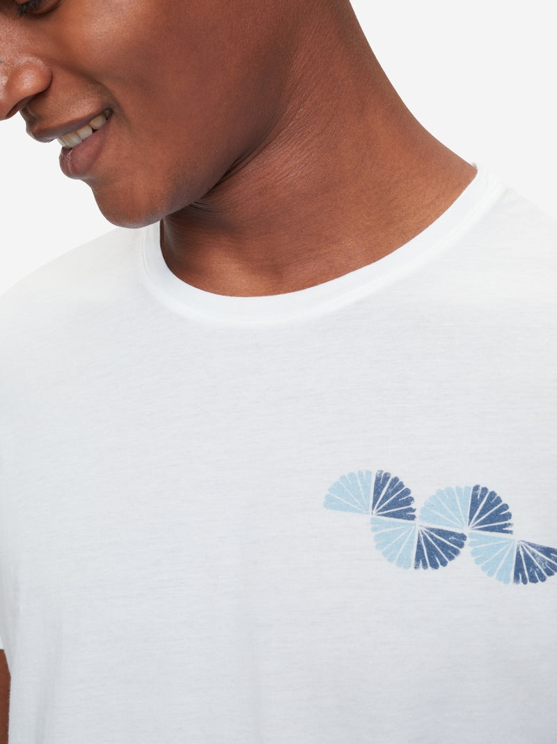 Men's T-Shirt Ripley 9 Pima Cotton Blue - 5