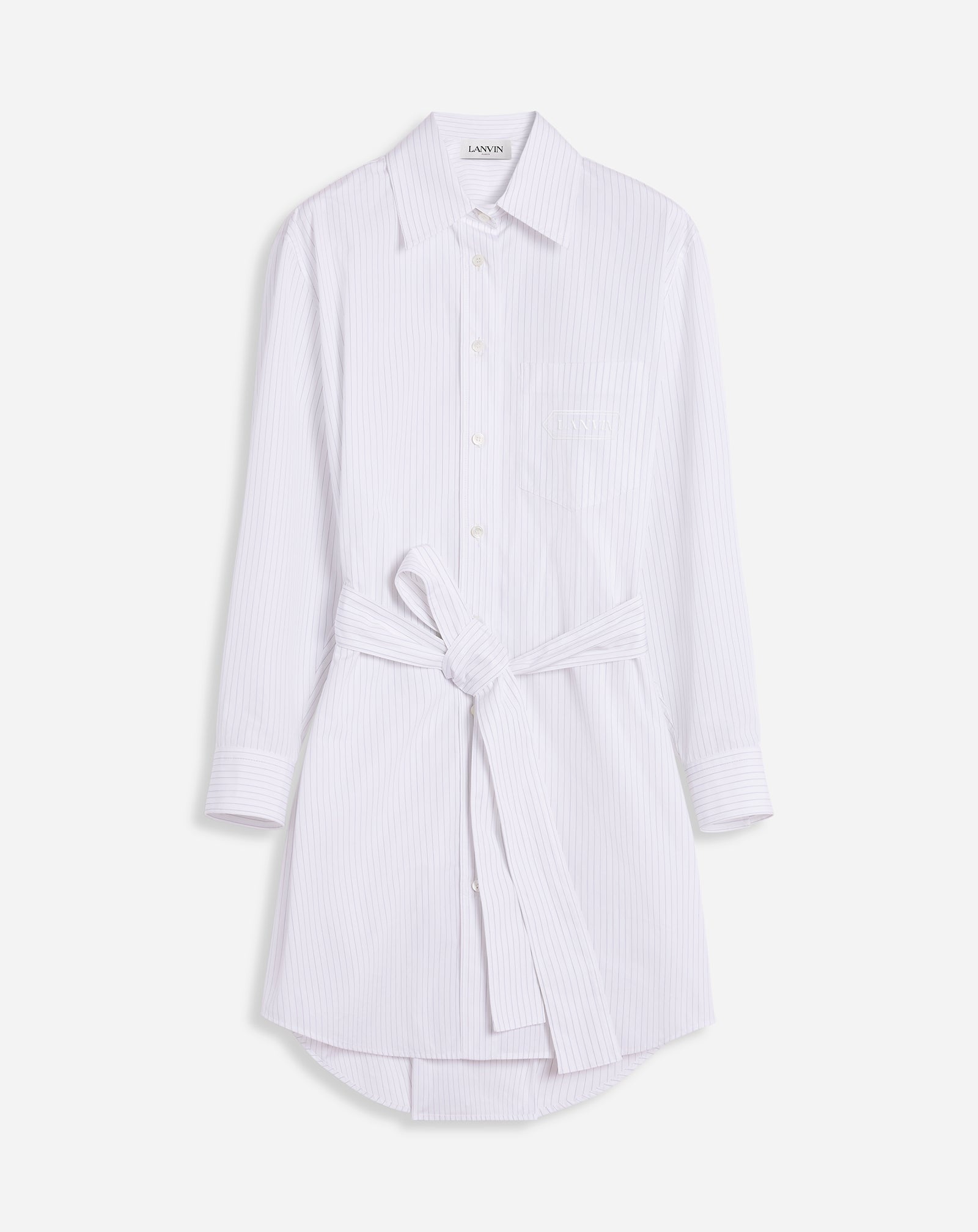 SHORT SHIRTDRESS WITH BELT - 1