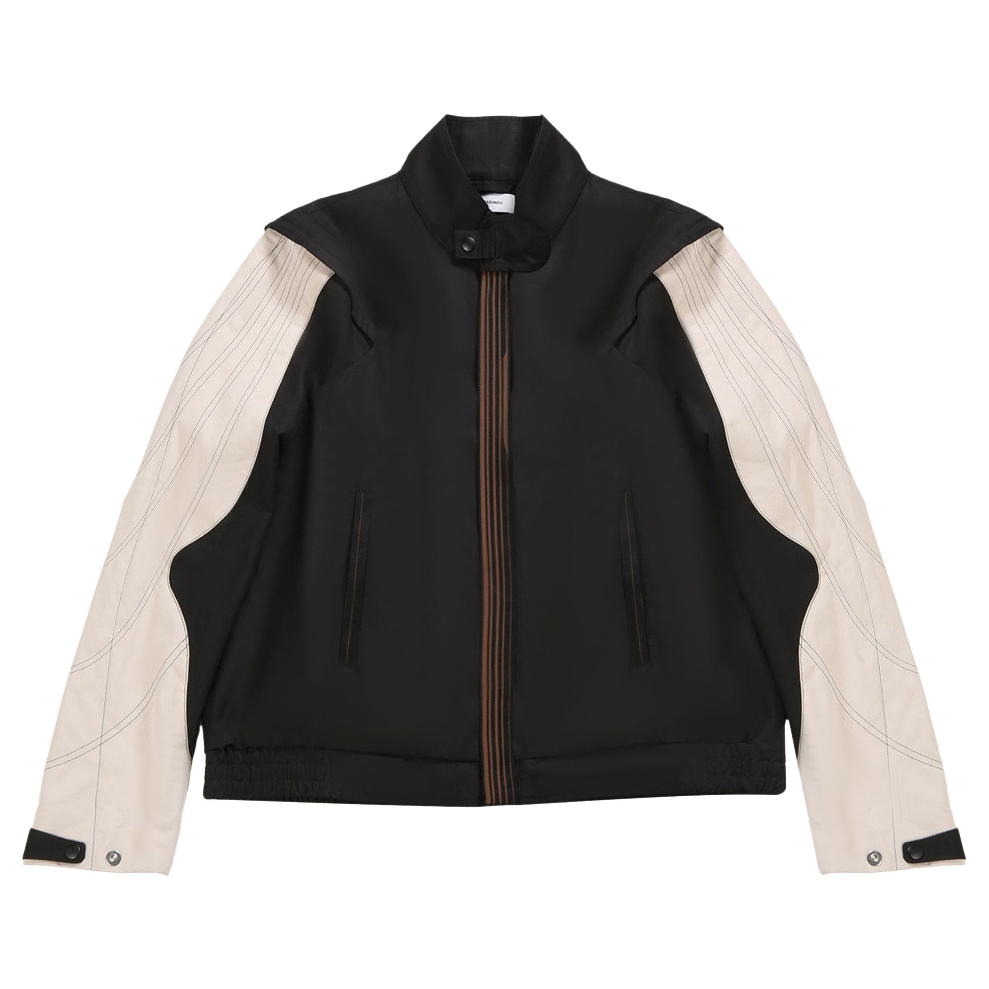 Kiko Kostadinov Solix Jacket 'Black Sable/Seedpearl' - 1