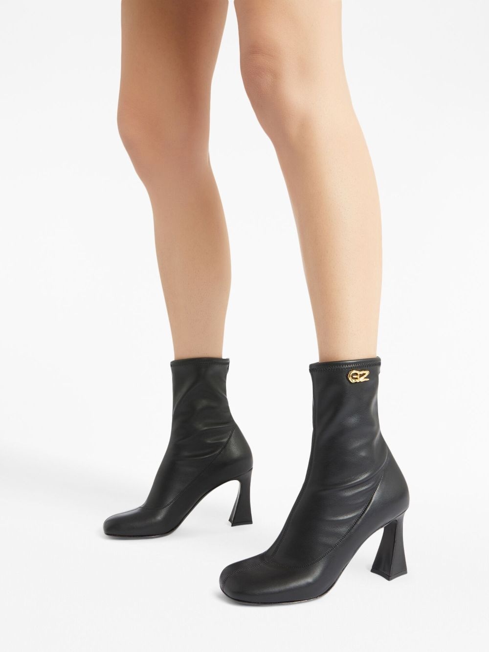 Alethaa 90mm ankle leather boots - 5
