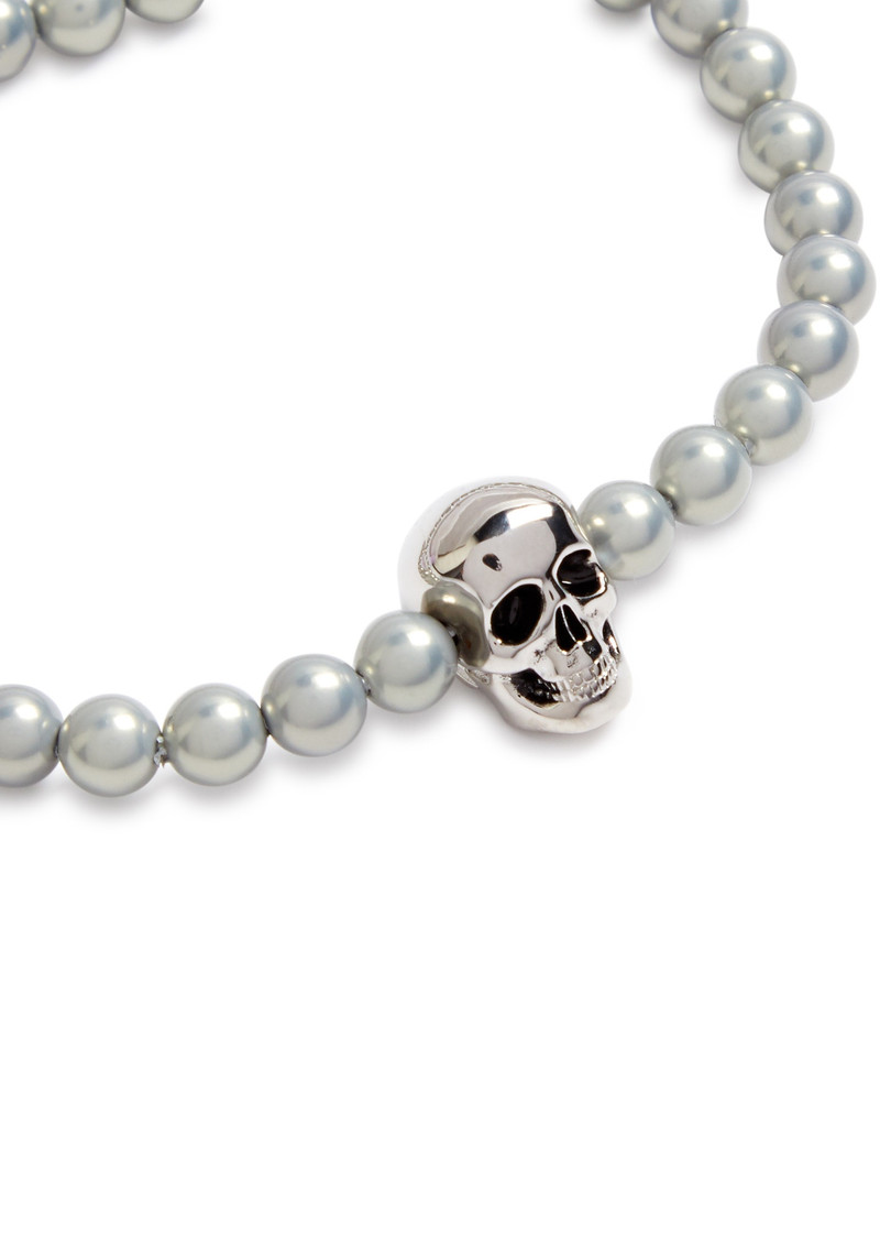 Skull faux pearl bracelet 3