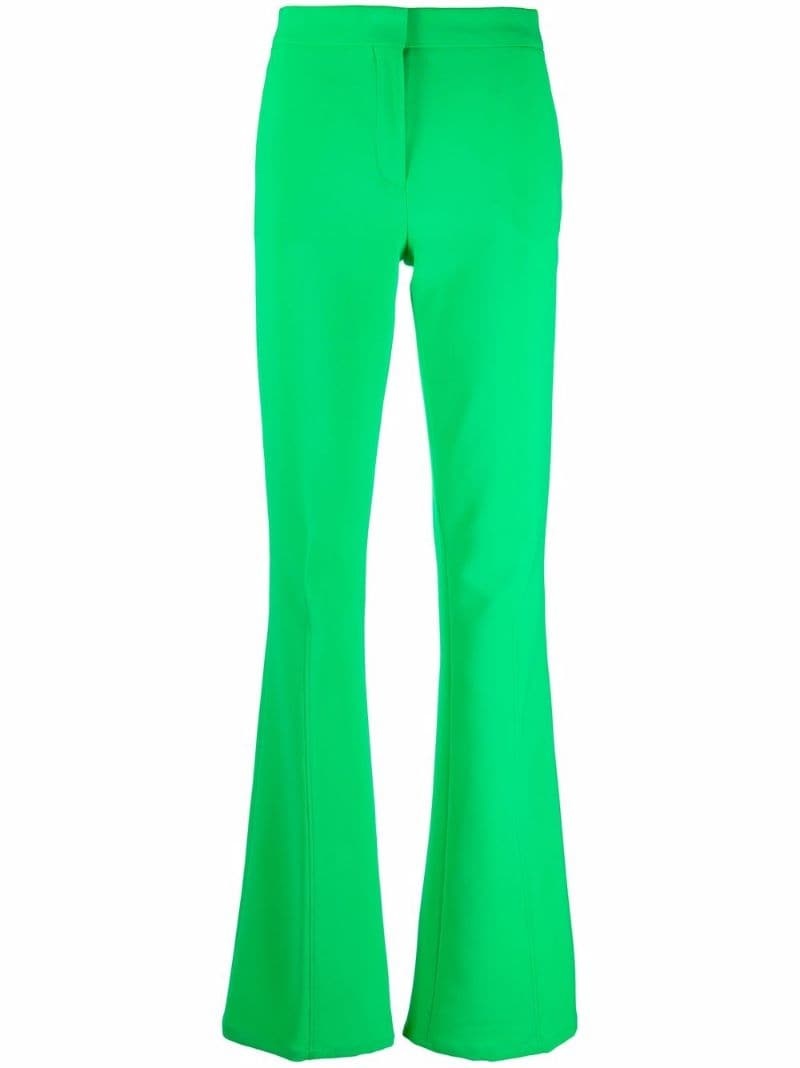 tailored flared trousers - 1