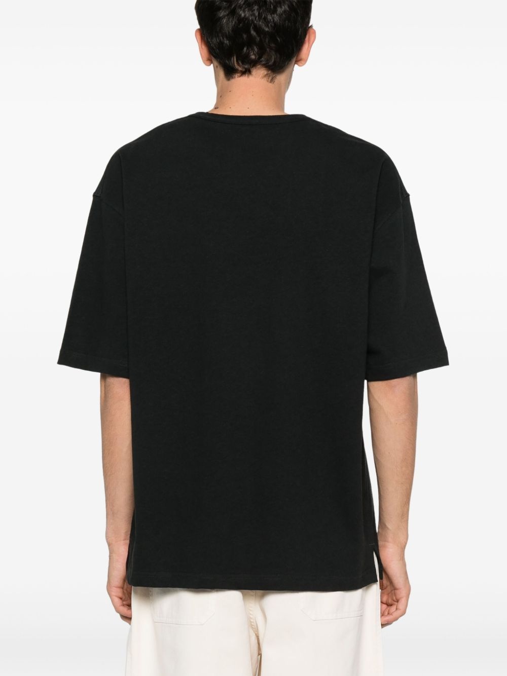 jersey-texture T-shirt - 3