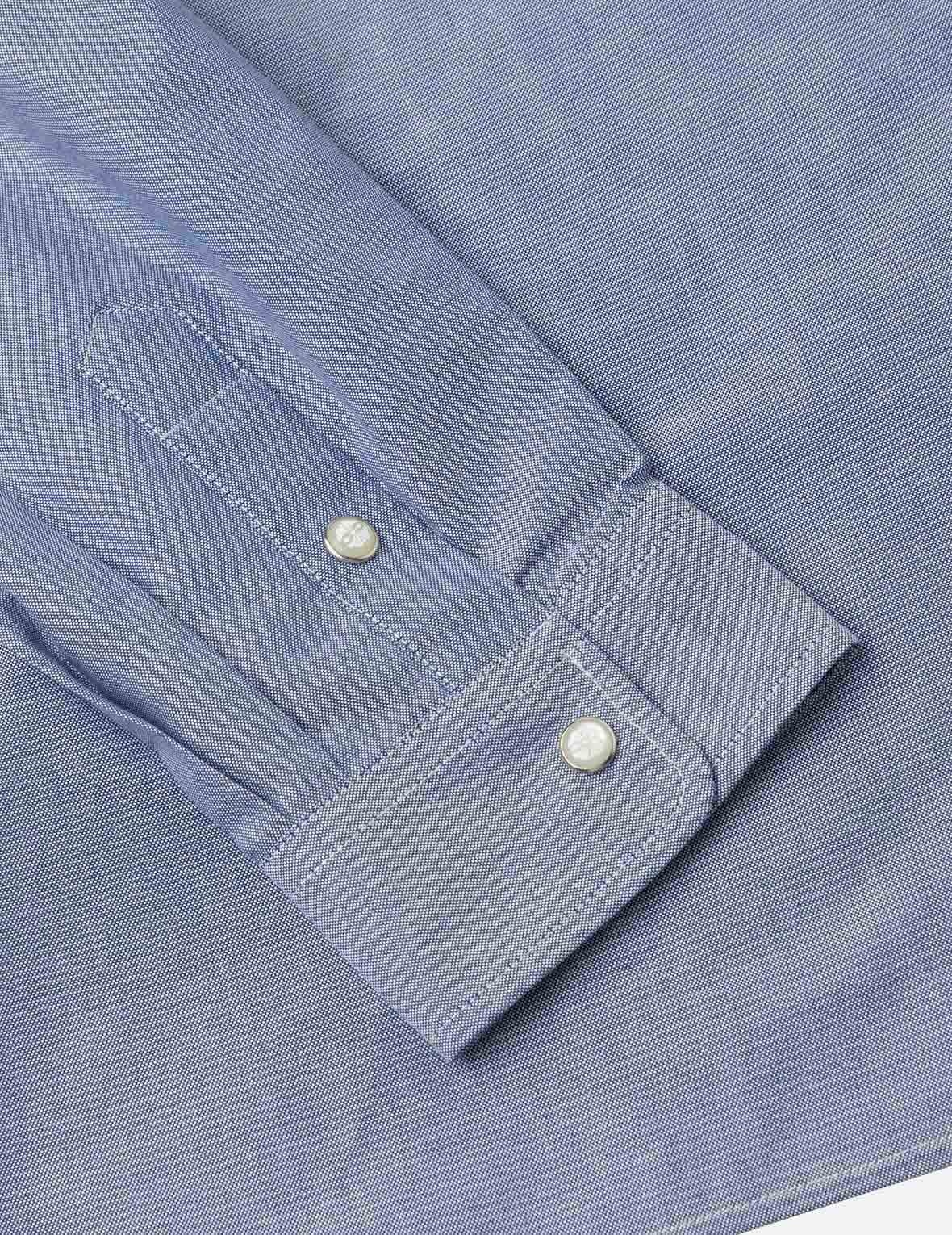 Half Kamon Embroidery and Print Relax Fit Shirt - 11