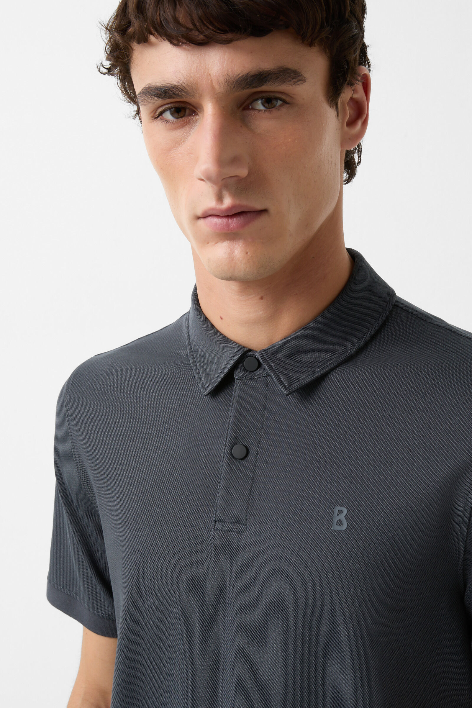 Timo polo shirt in Dark gray - 4