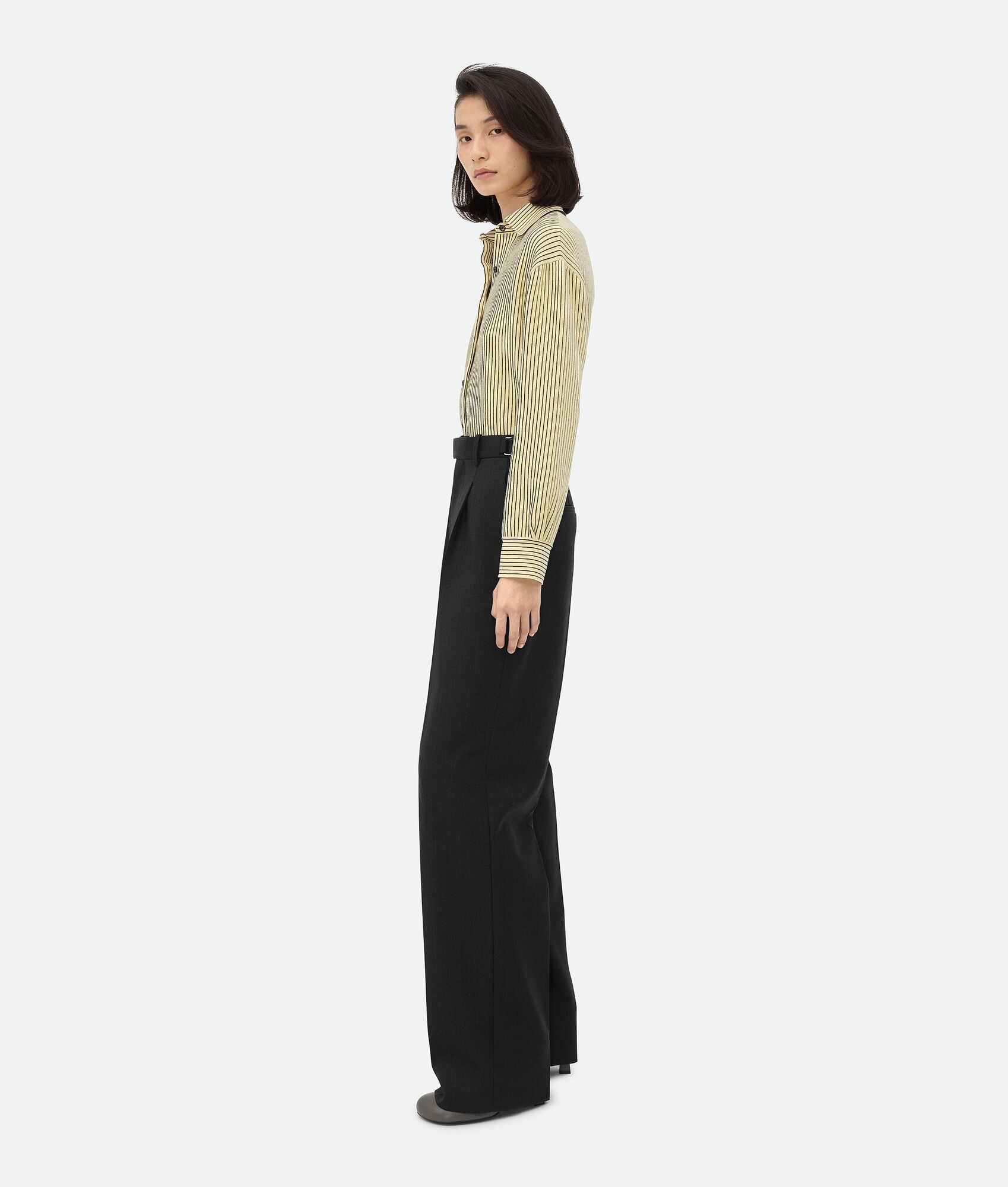 Striped Wool Trousers - 3