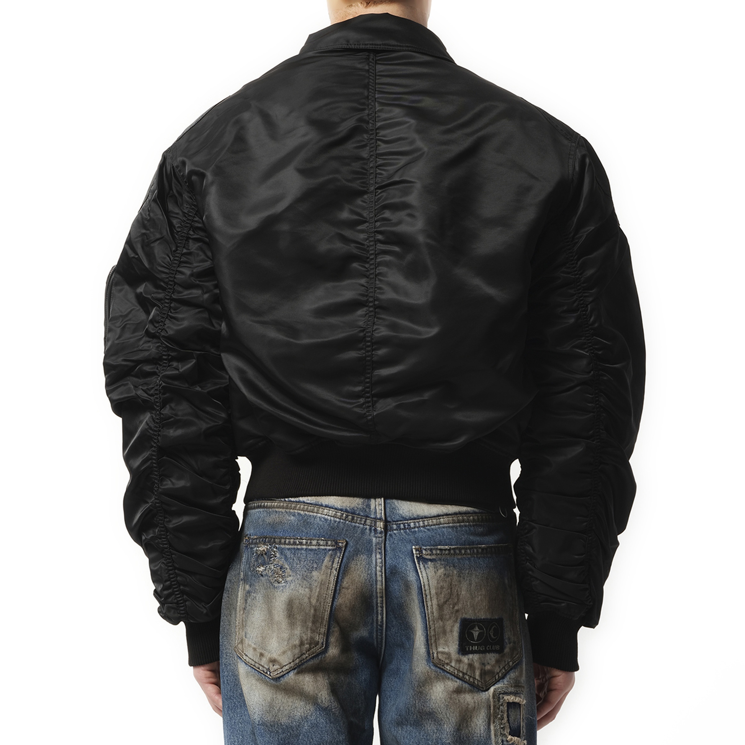 a wingless bird Jacket in Black - 6