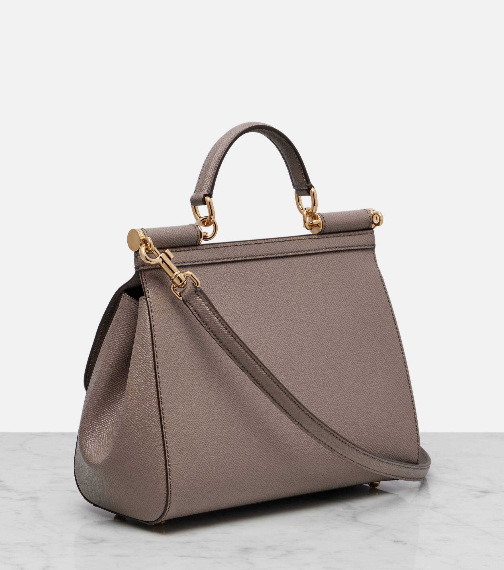 Sicily Medium leather shoulder bag - 4