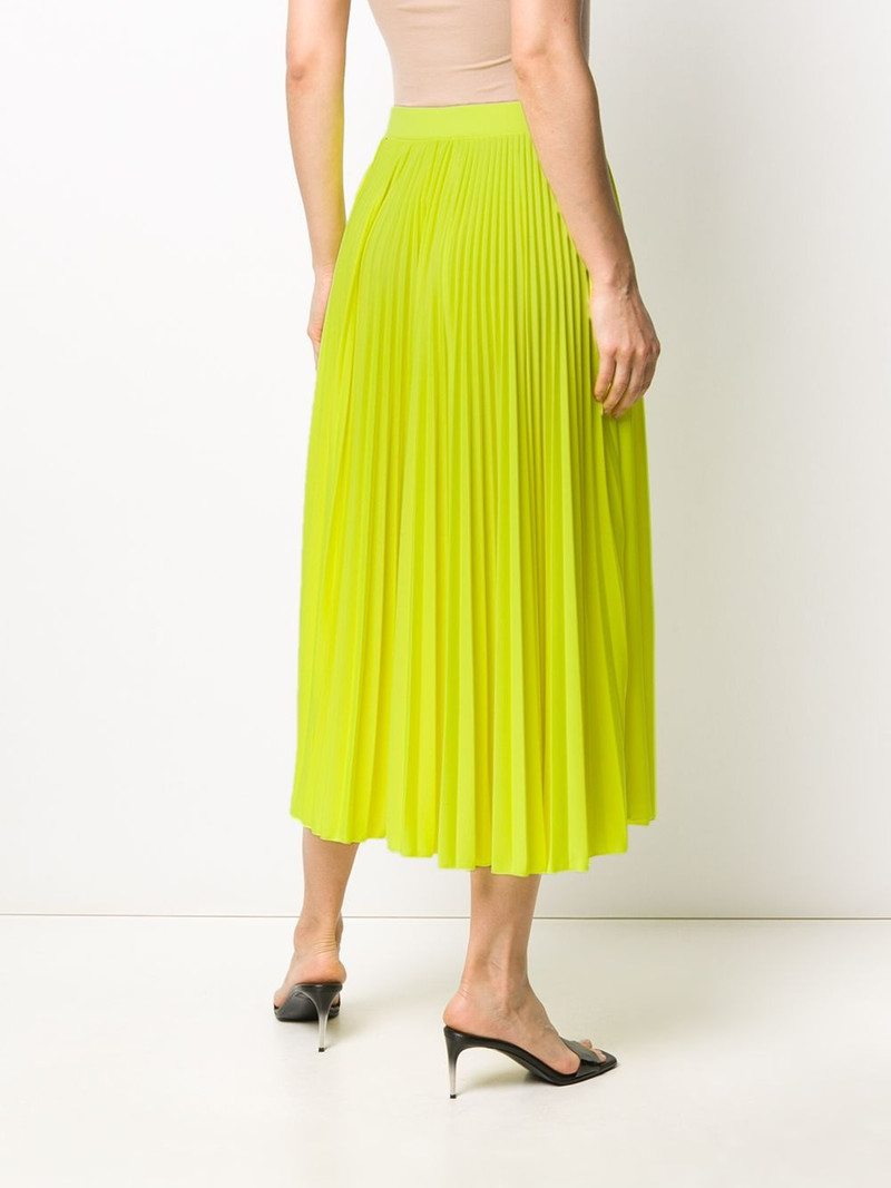 VLOGO pleated midi skirt 4