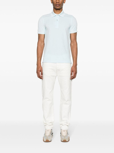 TOM FORD towelling-finish polo shirt outlook