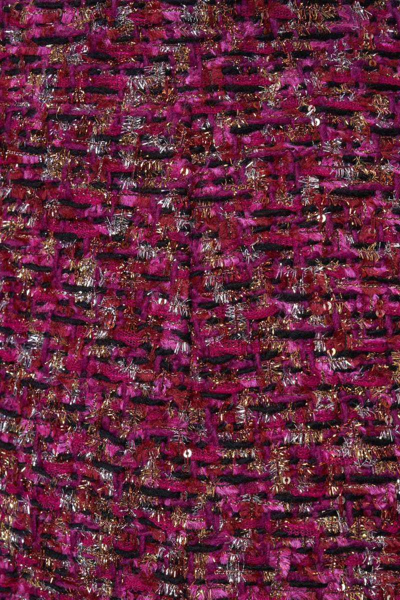 SEQUIN TWEED MINI SKIRT 3