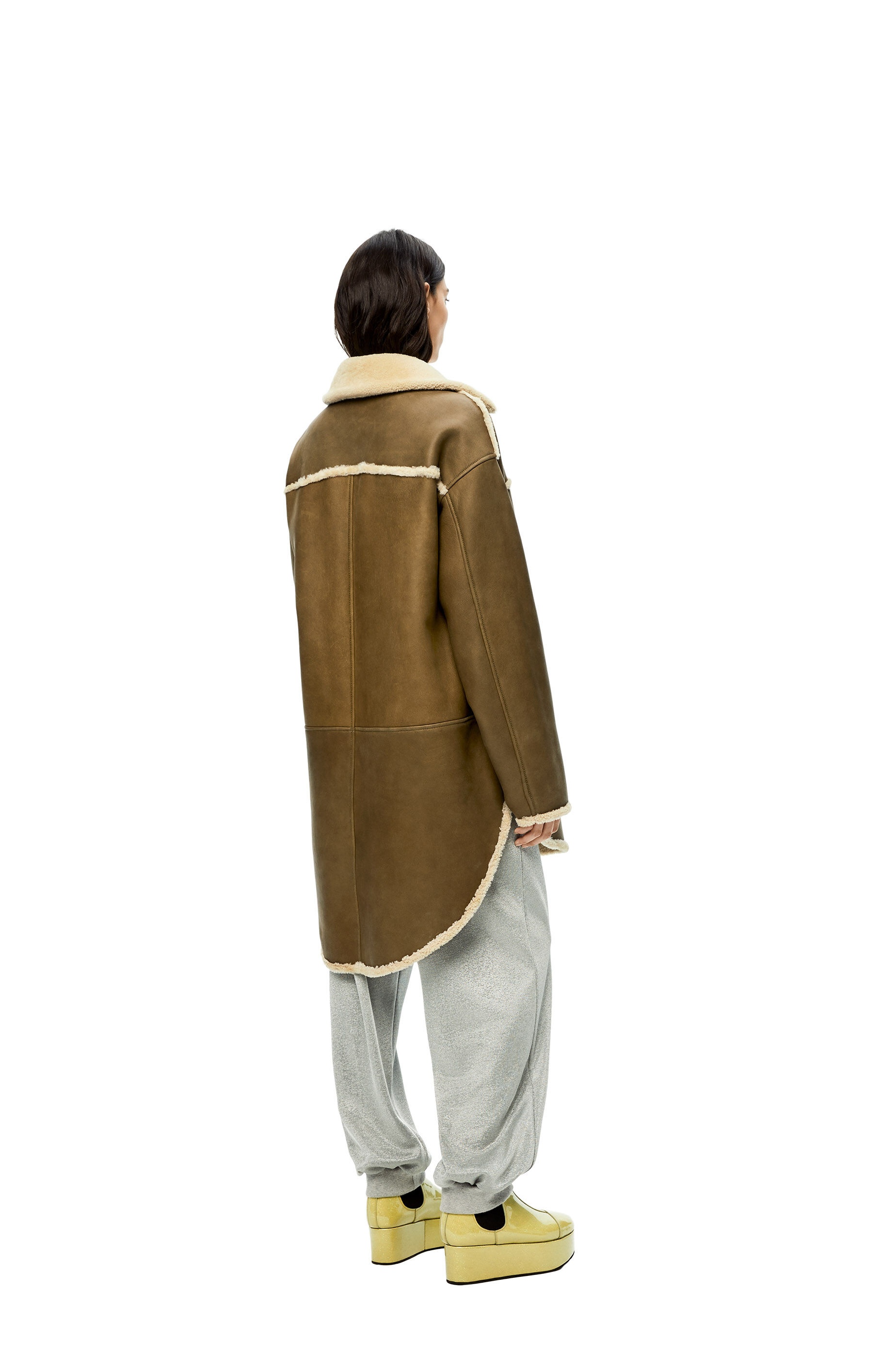 Reversible jacket in shearling - 3
